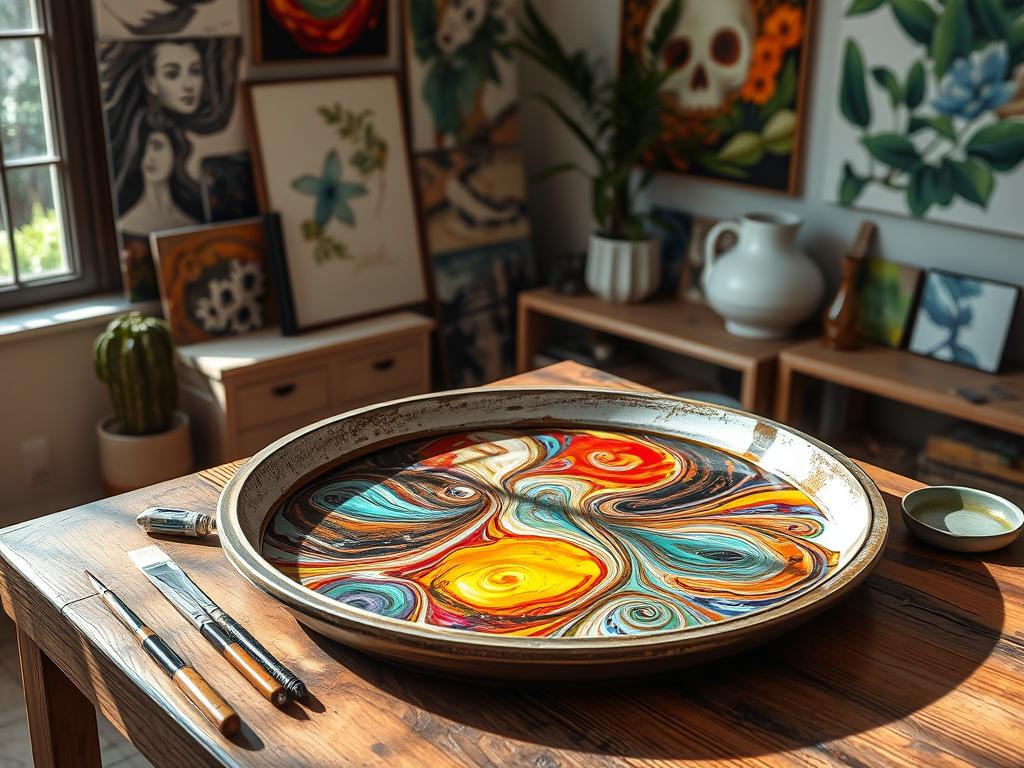 ebru sanatı ortamı