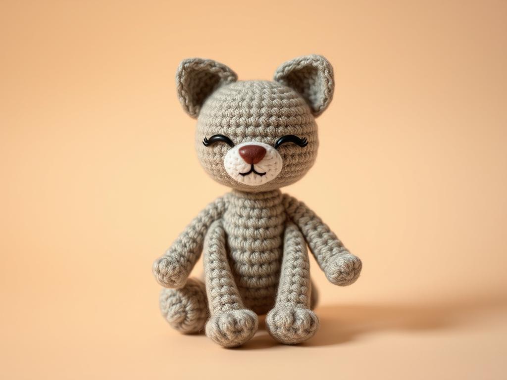 Amigurumi Organik Kedi Örneği